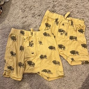 Kate Quinn panda shorts in Bison, 6-12m